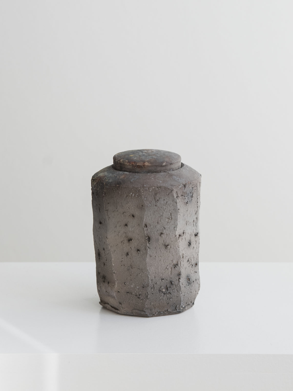 Lidded Jar - Charcoal