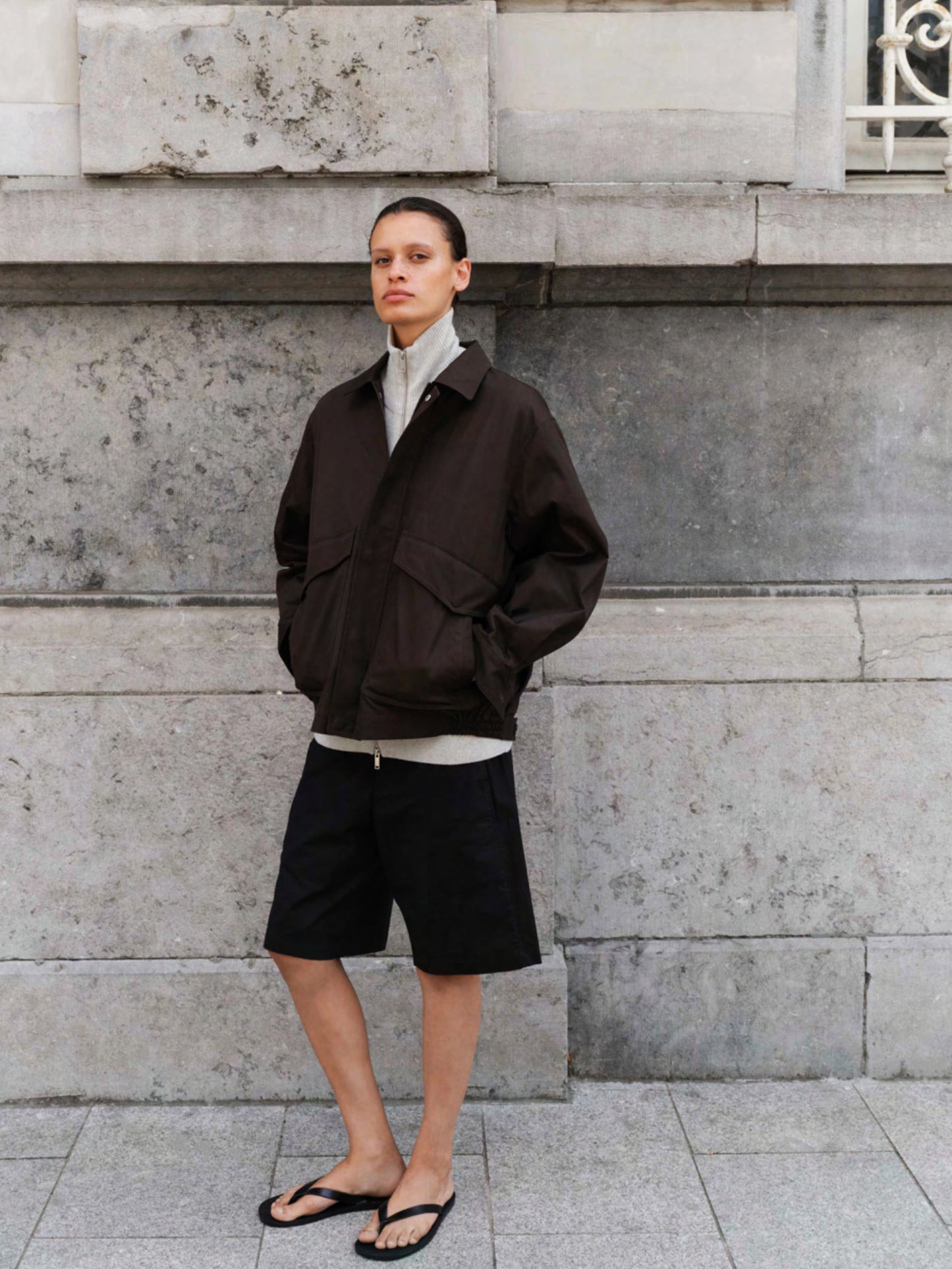 Pleated Shorts In Linen