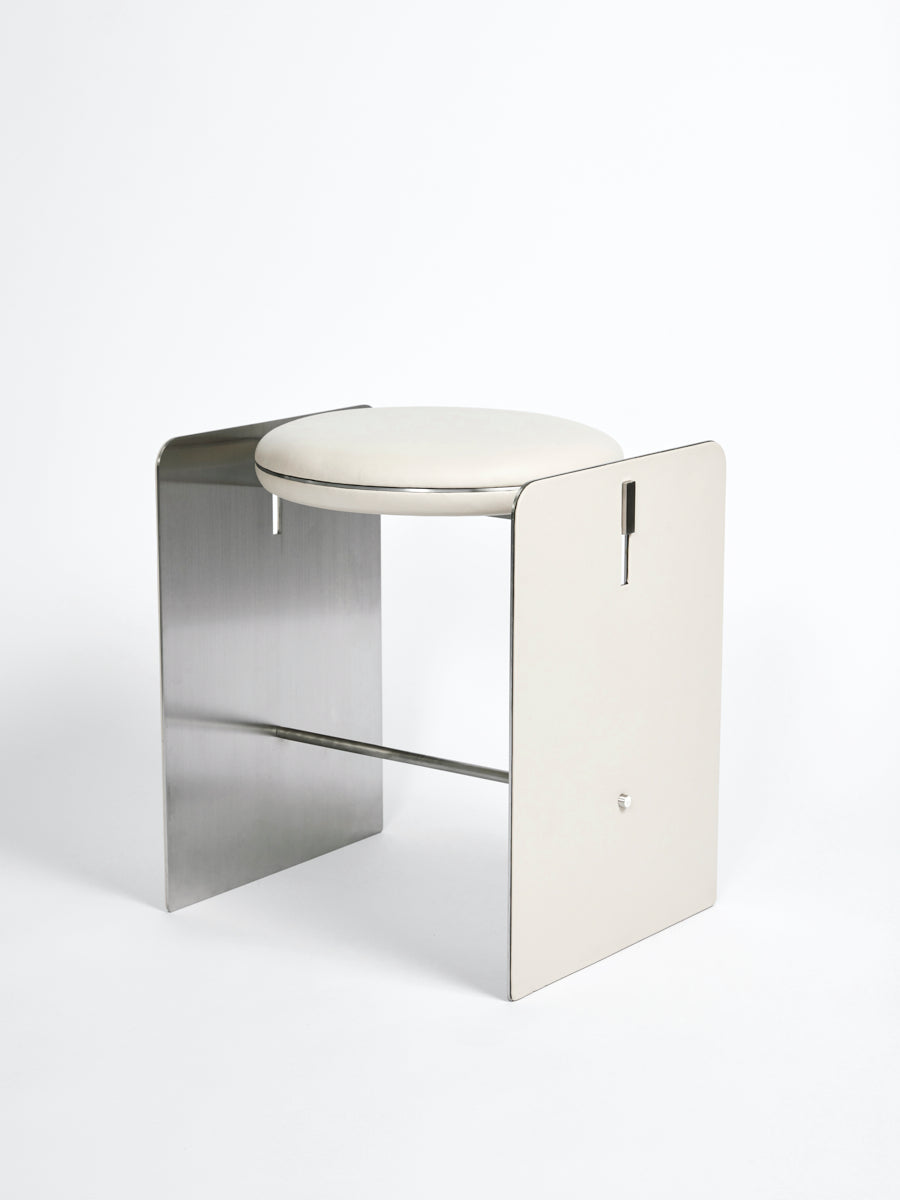 Building Blocks Stool / Side Table - Off-White