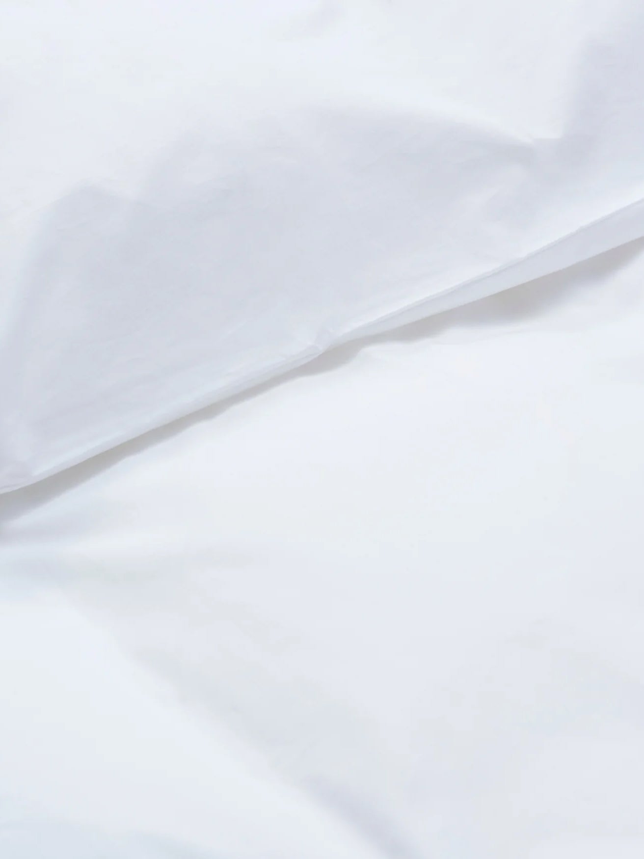 Pure Poplin Duvet Cover Single – White
