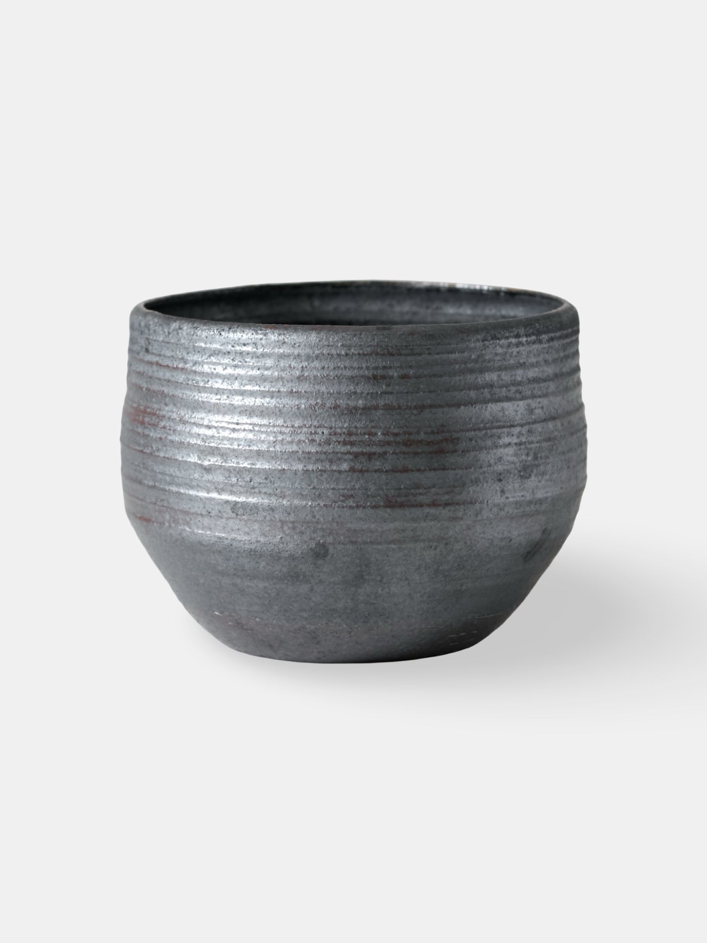 Charcoal Ribbed Bowl