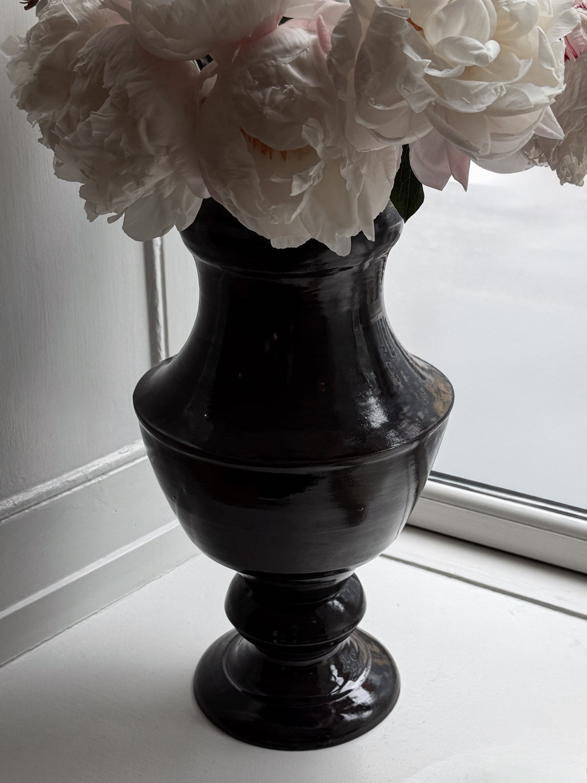Brun Foncé Ceramic Vase