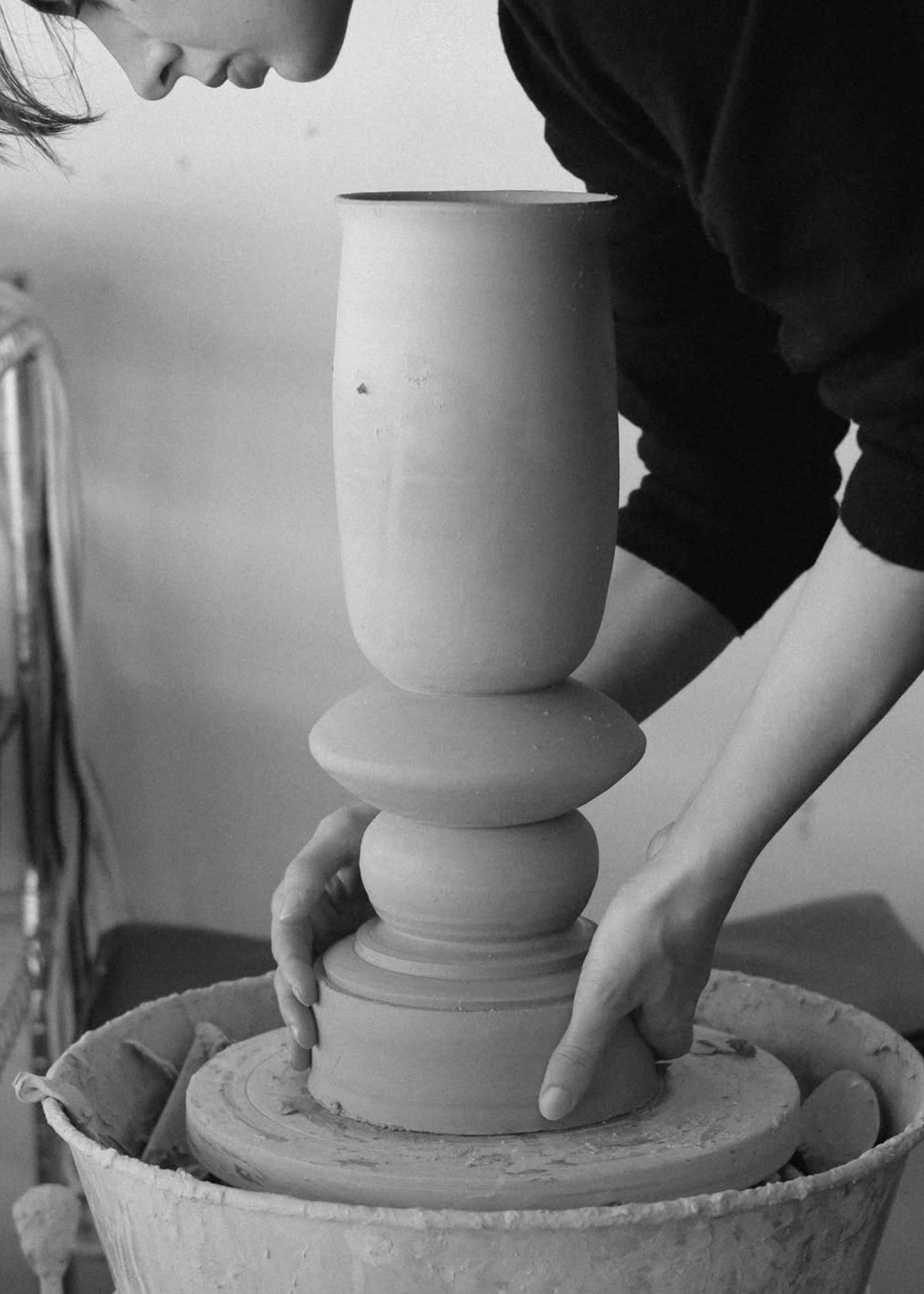 L’Heure Noire Ceramic Vase