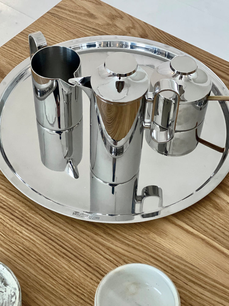 Round Tray, Stainless Steel