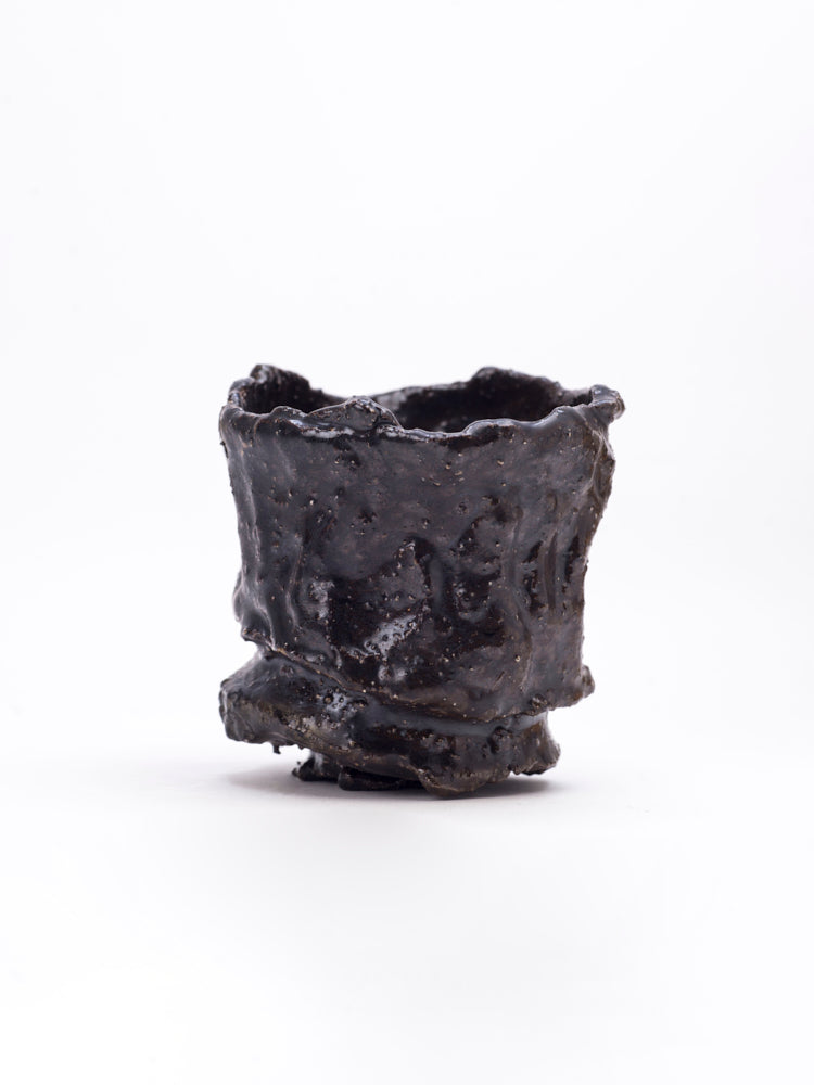 Black Raku Fired Bowl