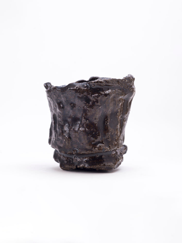 Black Raku Fired Bowl