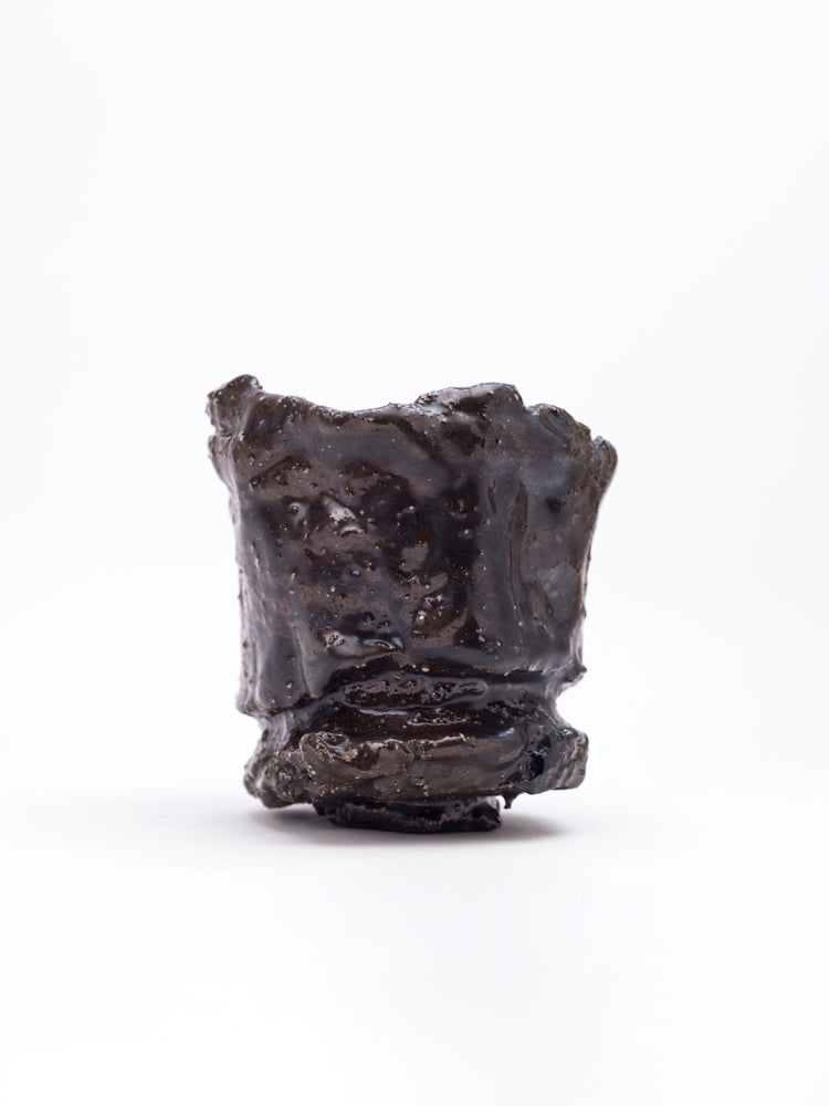 Black Raku Fired Bowl