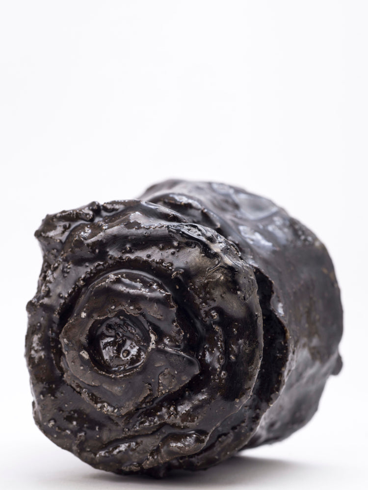Black Raku Fired Bowl