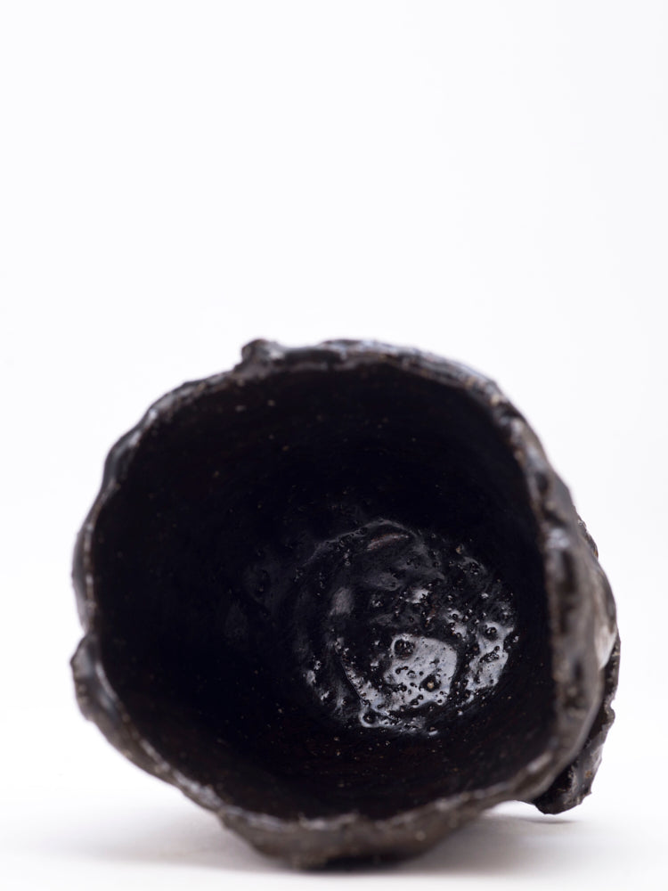 Black Raku Fired Bowl