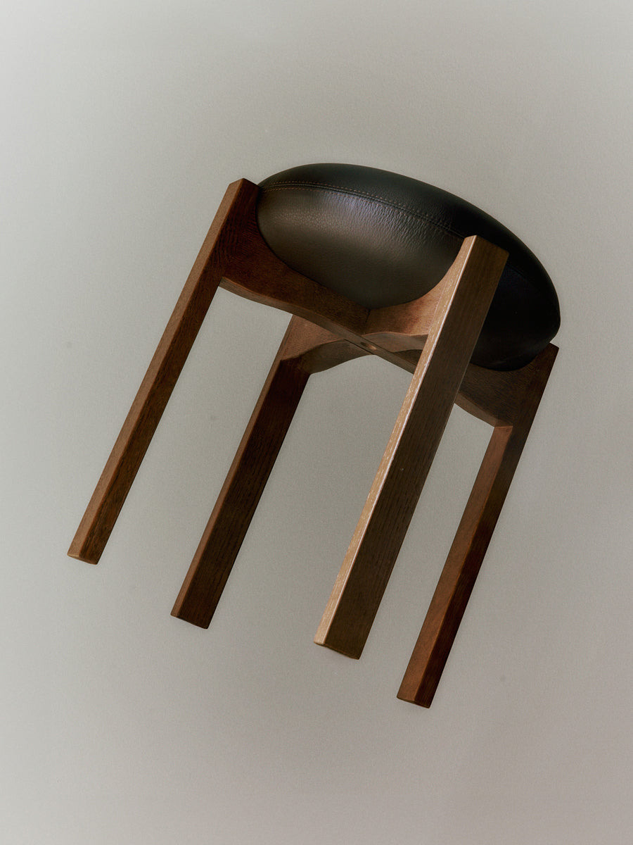 Pioneer Stool - Smoked Oak Stained