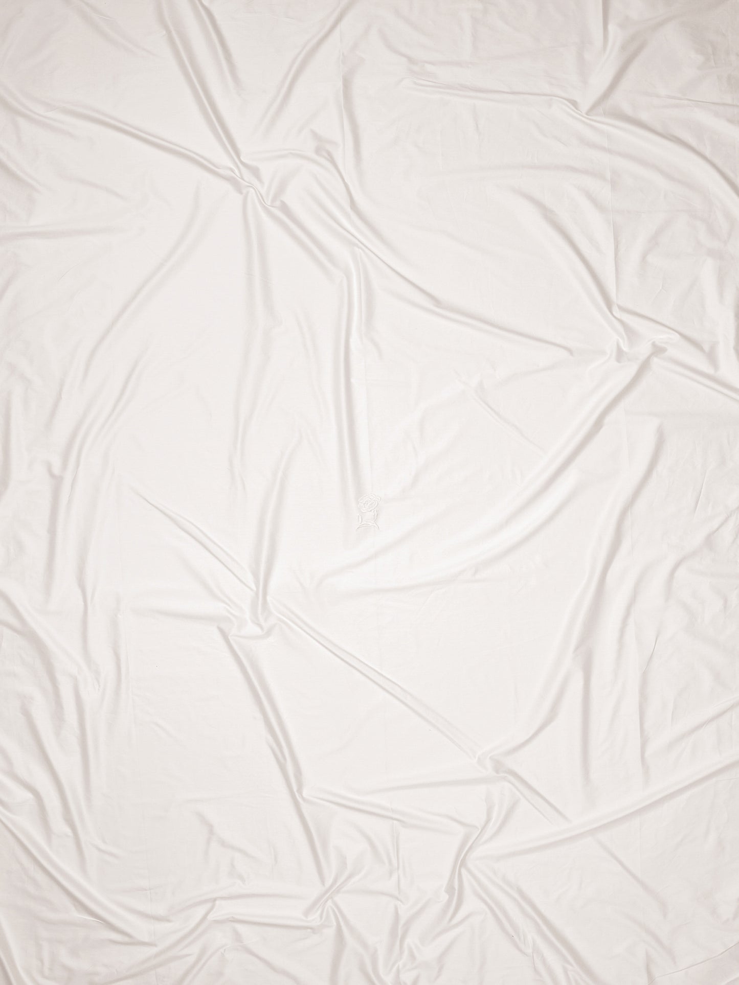 Fountain Blossom Flat Sheet – White Chalk