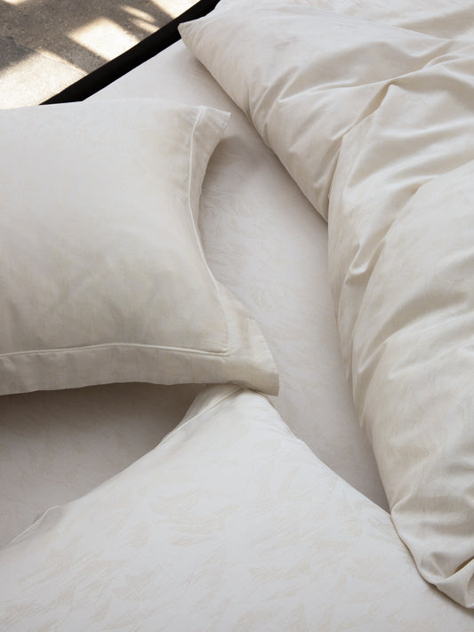 Silver Peak Pillowcase – Antique Ivory