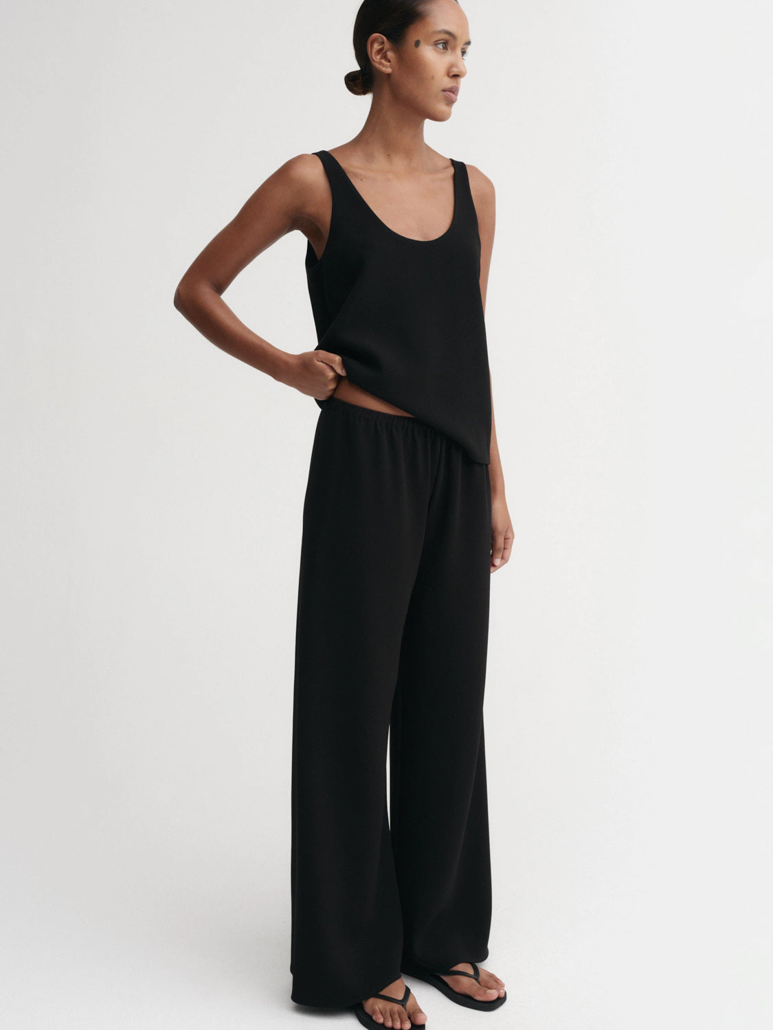 Bea Crepe Pants - Black
