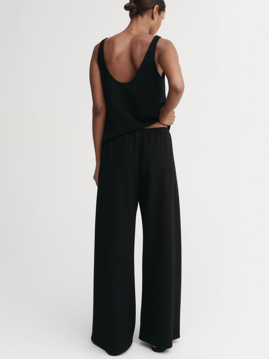 Bea Crepe Pants - Black