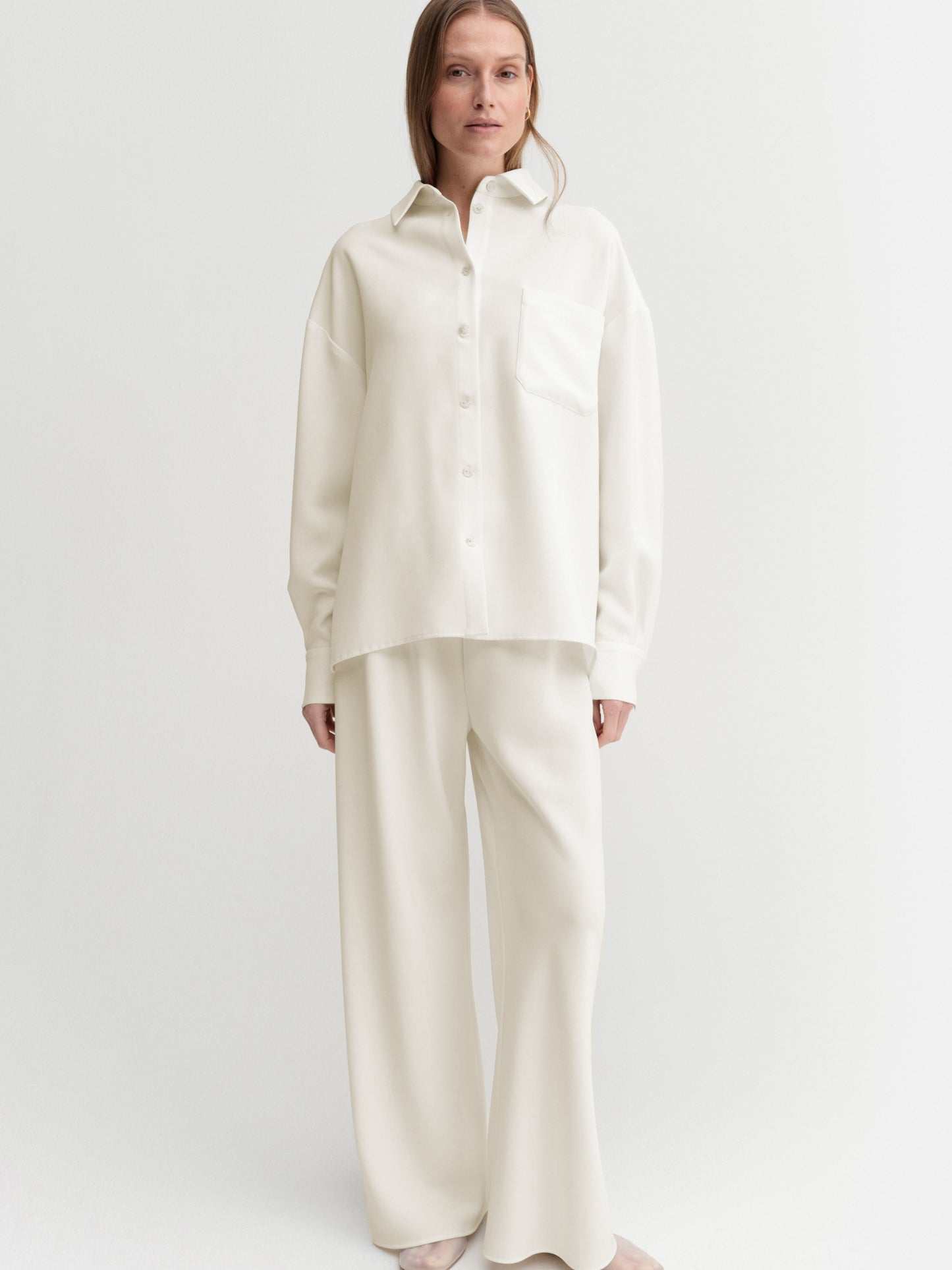 Finn Crepe Shirt - Cream