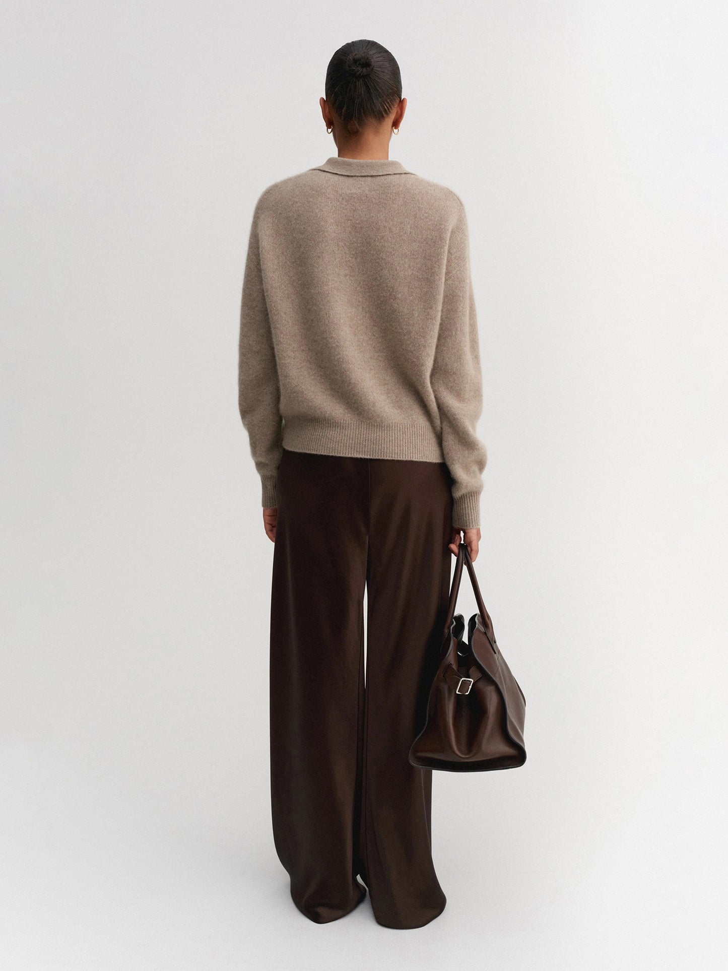 Kaia Collar Sweater - Nougat