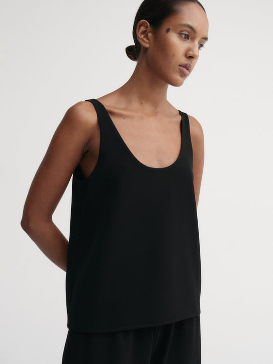 Romy Crepe Top - Black