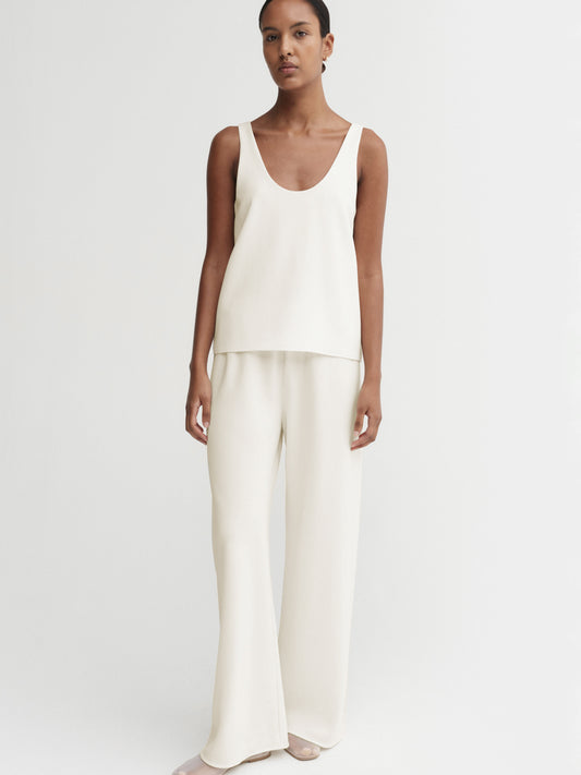 Romy Crepe Top - Cream