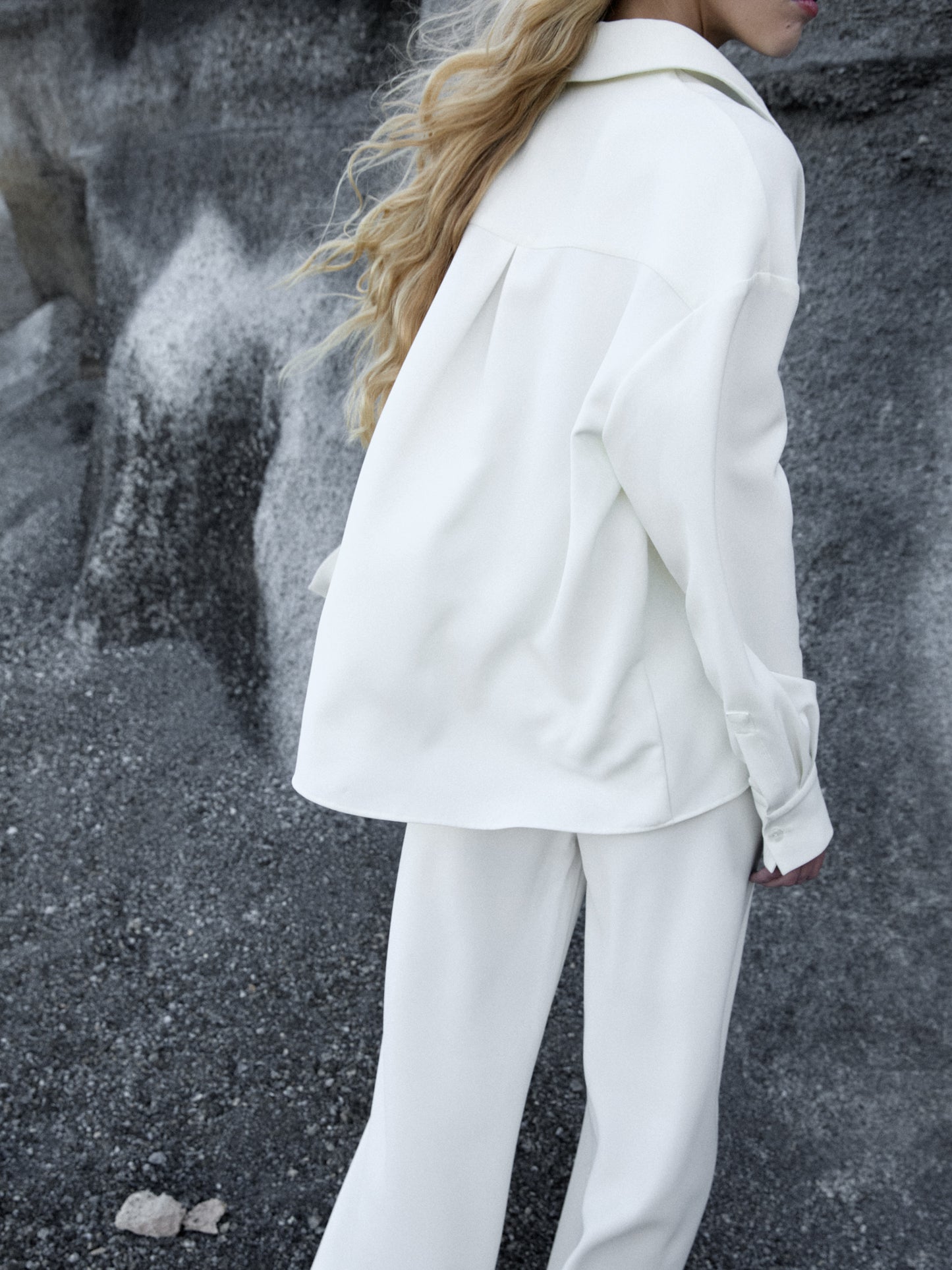 Finn Crepe Shirt - Cream