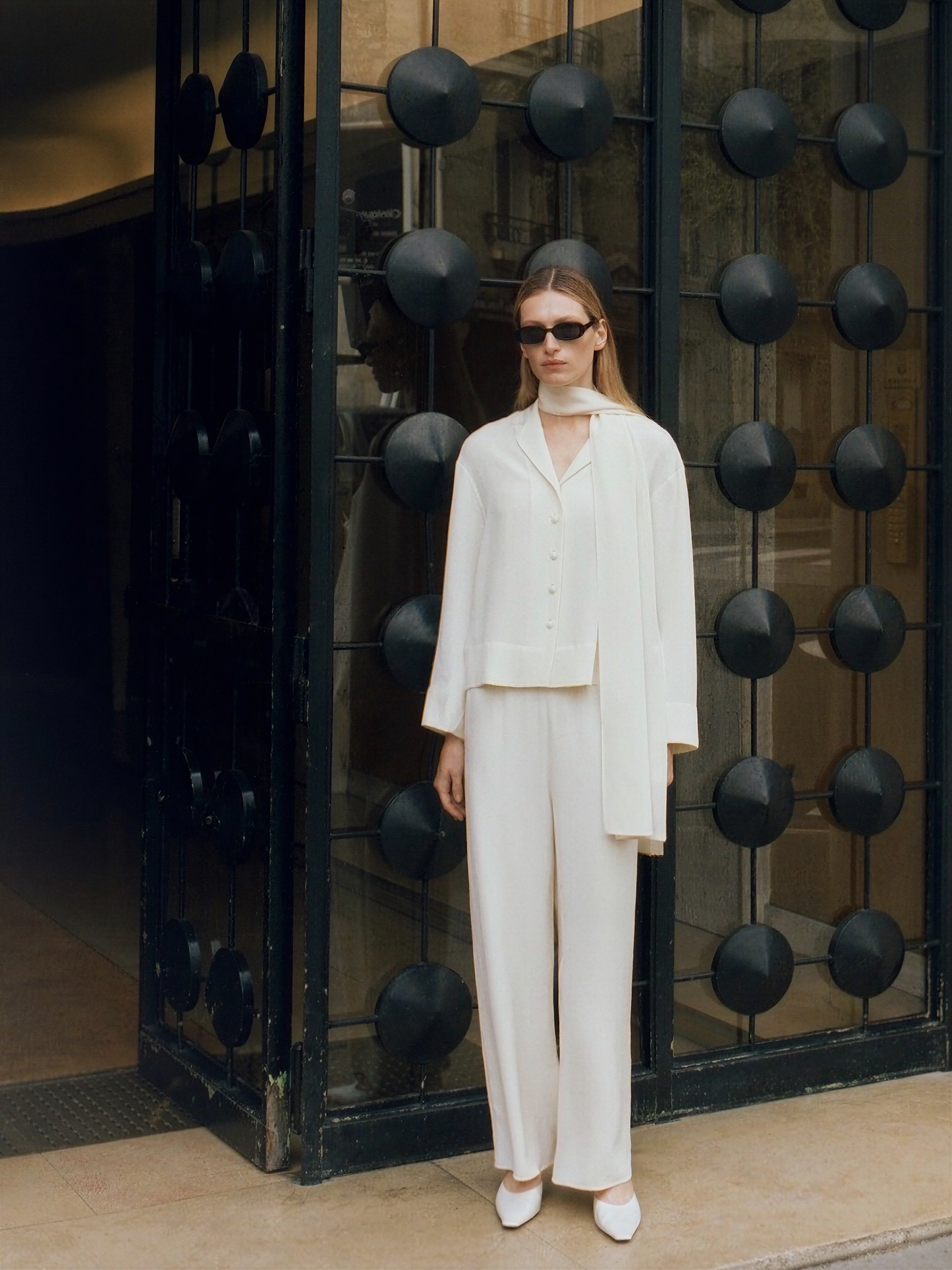 Philine Silk Pants - Vanilla