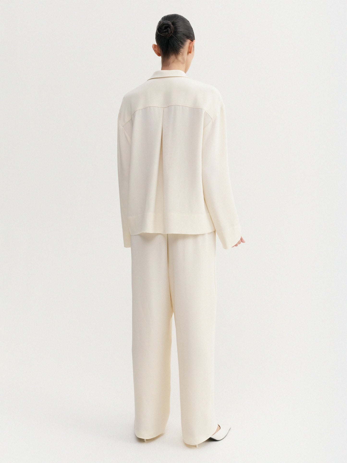 Philine Silk Pants - Vanilla