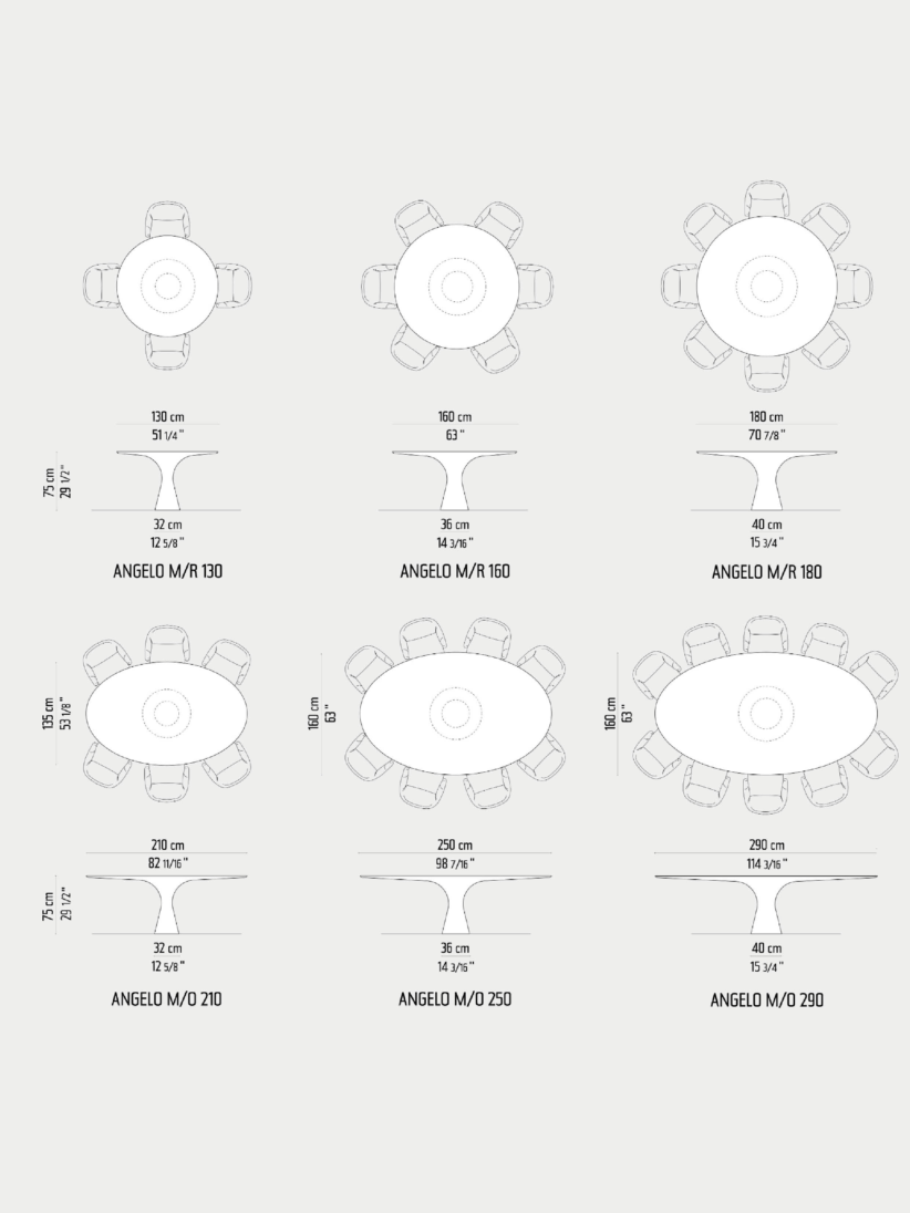 Angelo M Round Dining Table