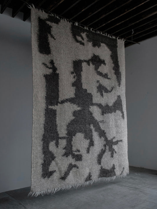 Erho Rug - Tone-on-Tone Grey