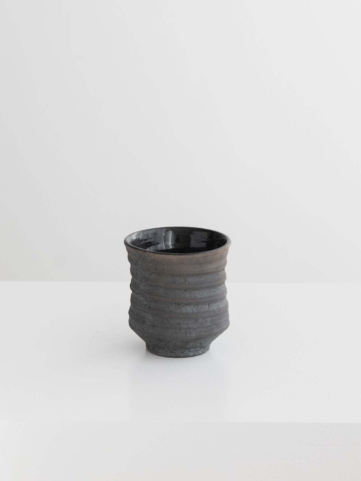 Raku Ribbed Cup - Small