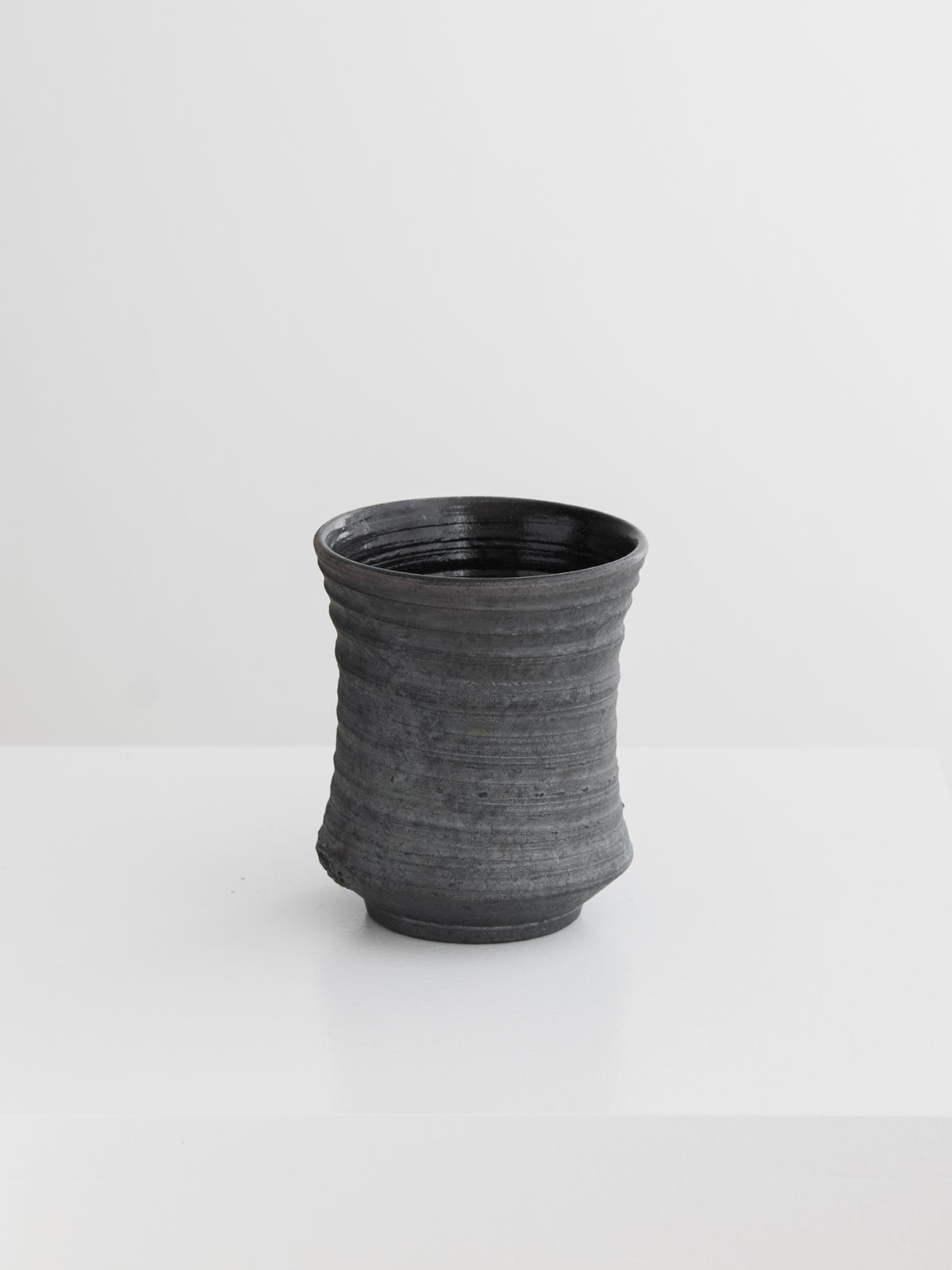 Raku Ribbed Cup - Large