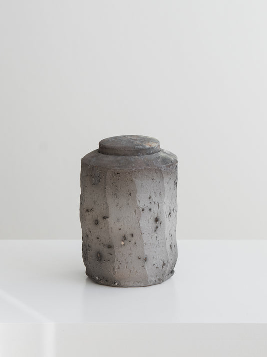 Lidded Jar - Charcoal