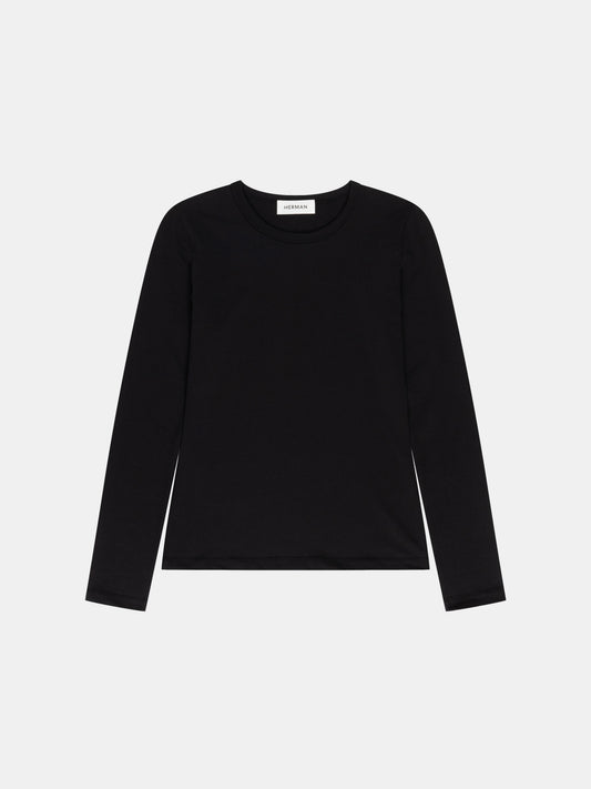 Fitted Long Sleeve - Black