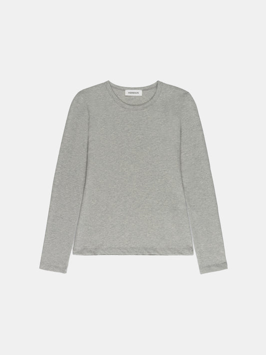 Fitted Long Sleeve - Heather Grey