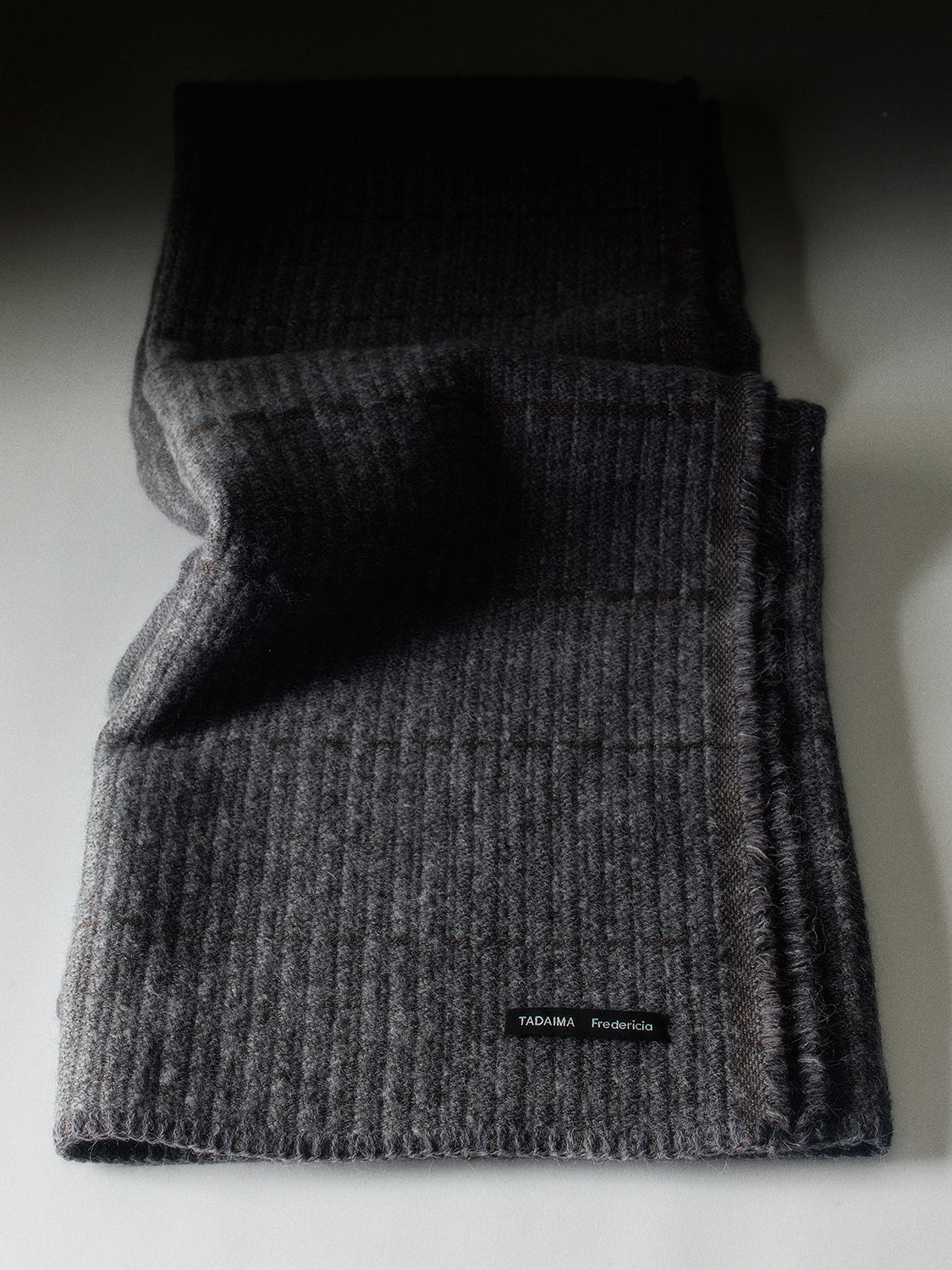 Grid Throw - Dark Grey