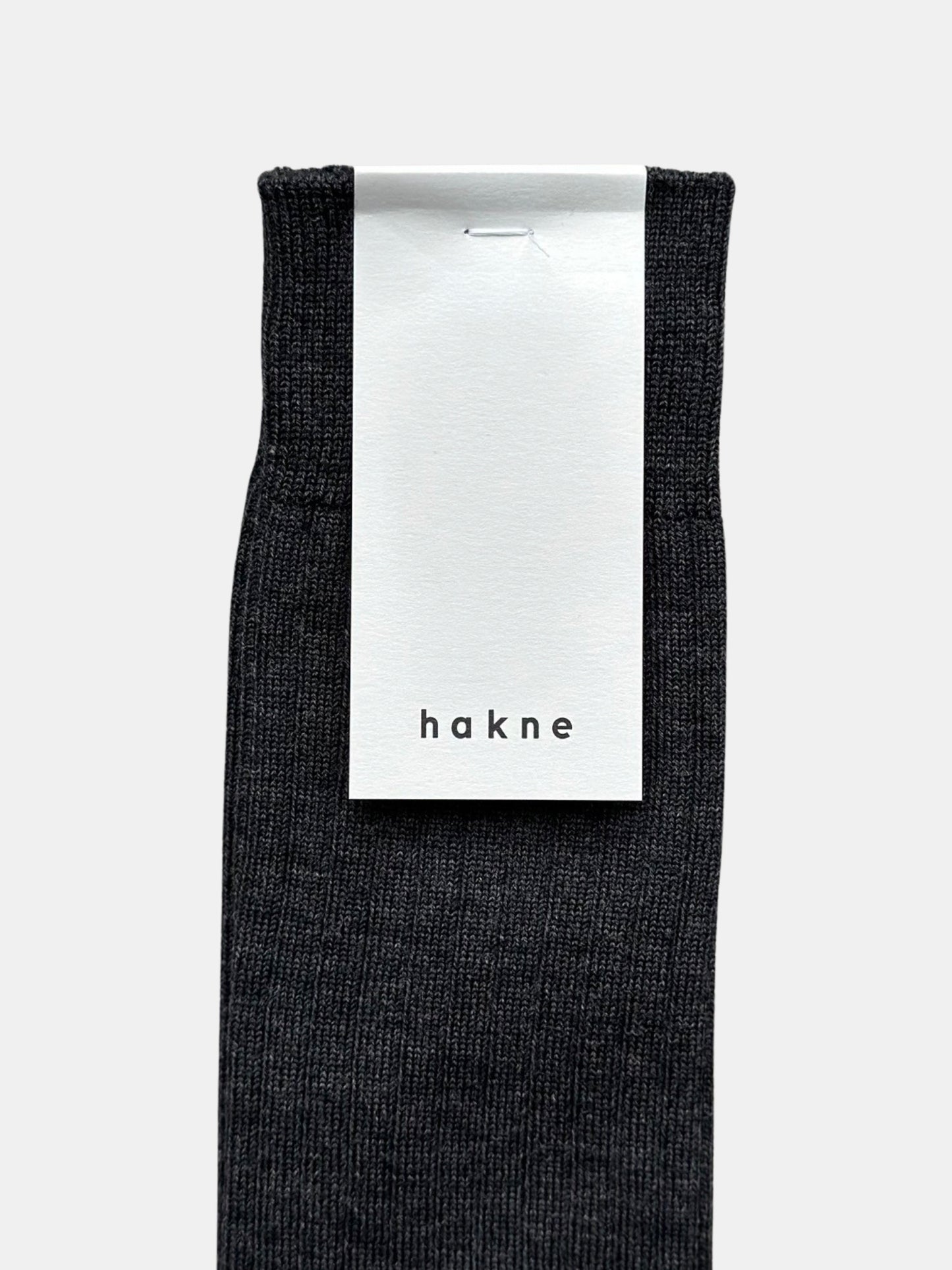 Merino Wool Ribbed High Socks