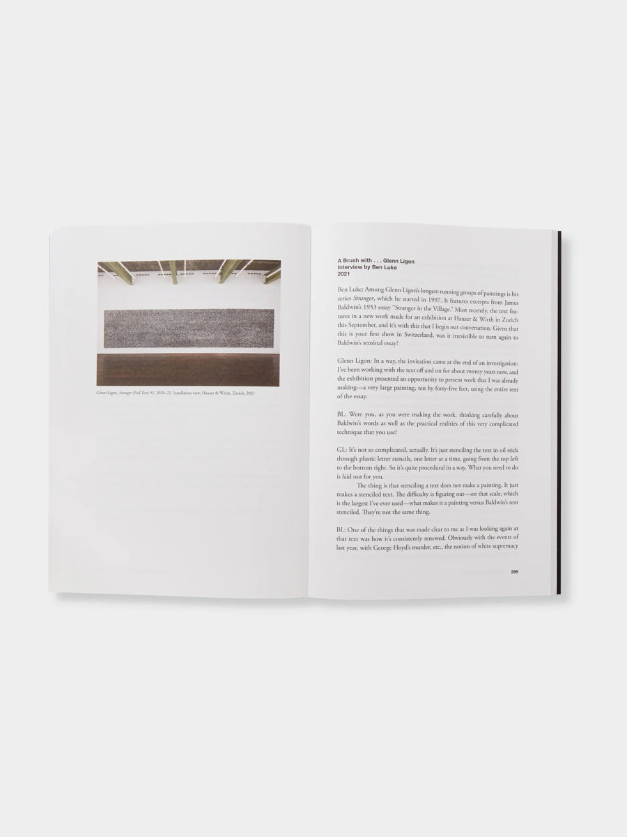 Glenn Ligon: Distinguishing Piss from Rain; Writings and Interviews