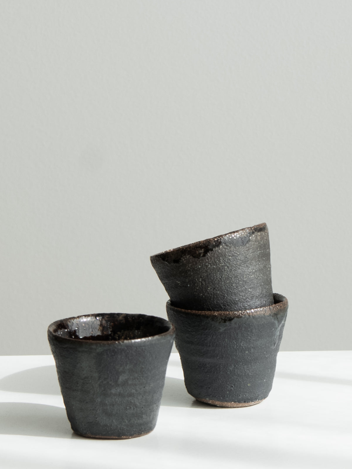 Hand-Built Stoneware Espresso Cup