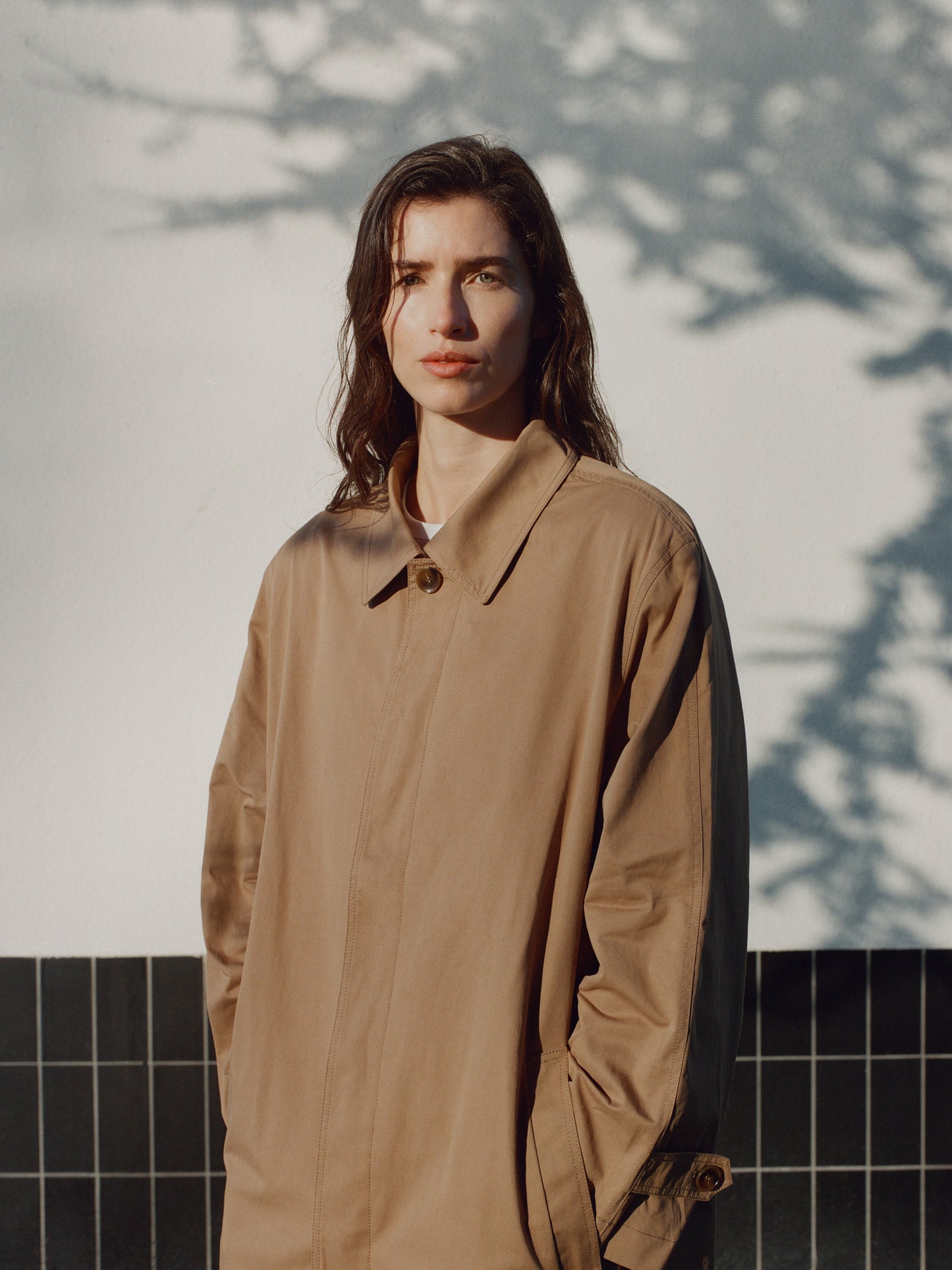 Car Coat - Camel