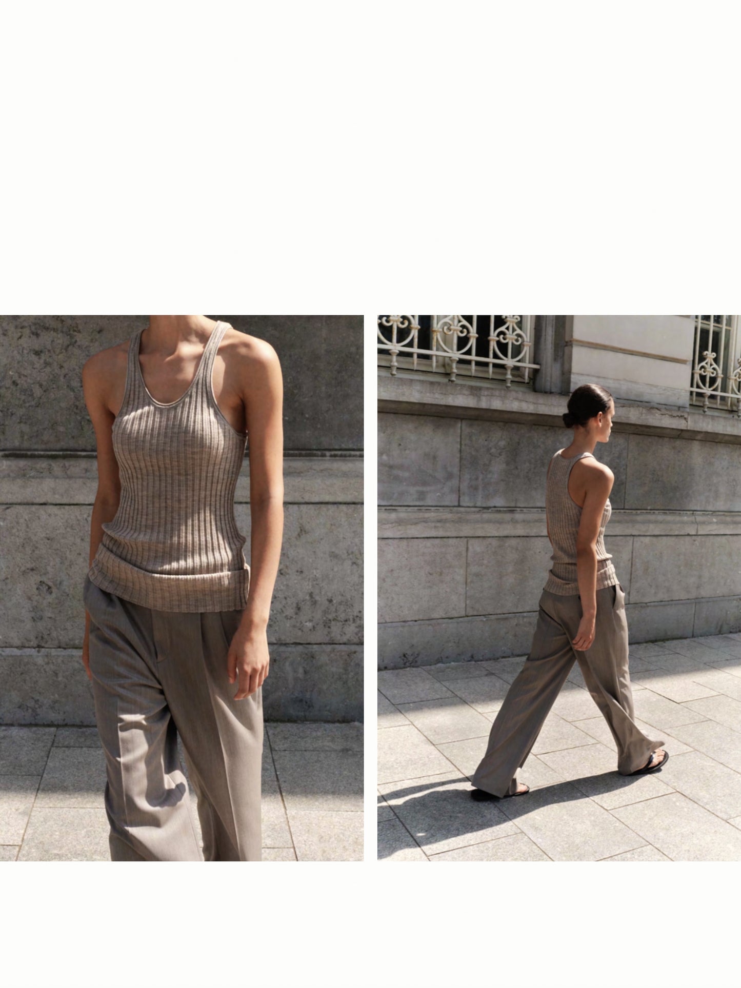 Pleated Trousers In Wool