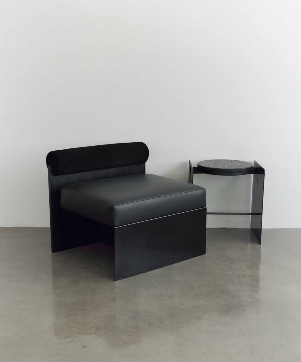 Building Blocks / Side Lounge Chair – Black Ash