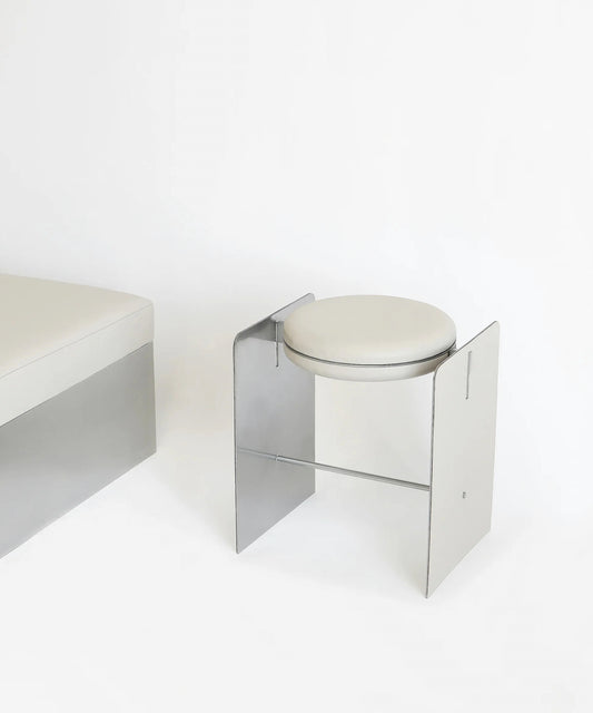 Building Blocks Stool / Side Table - Off-White