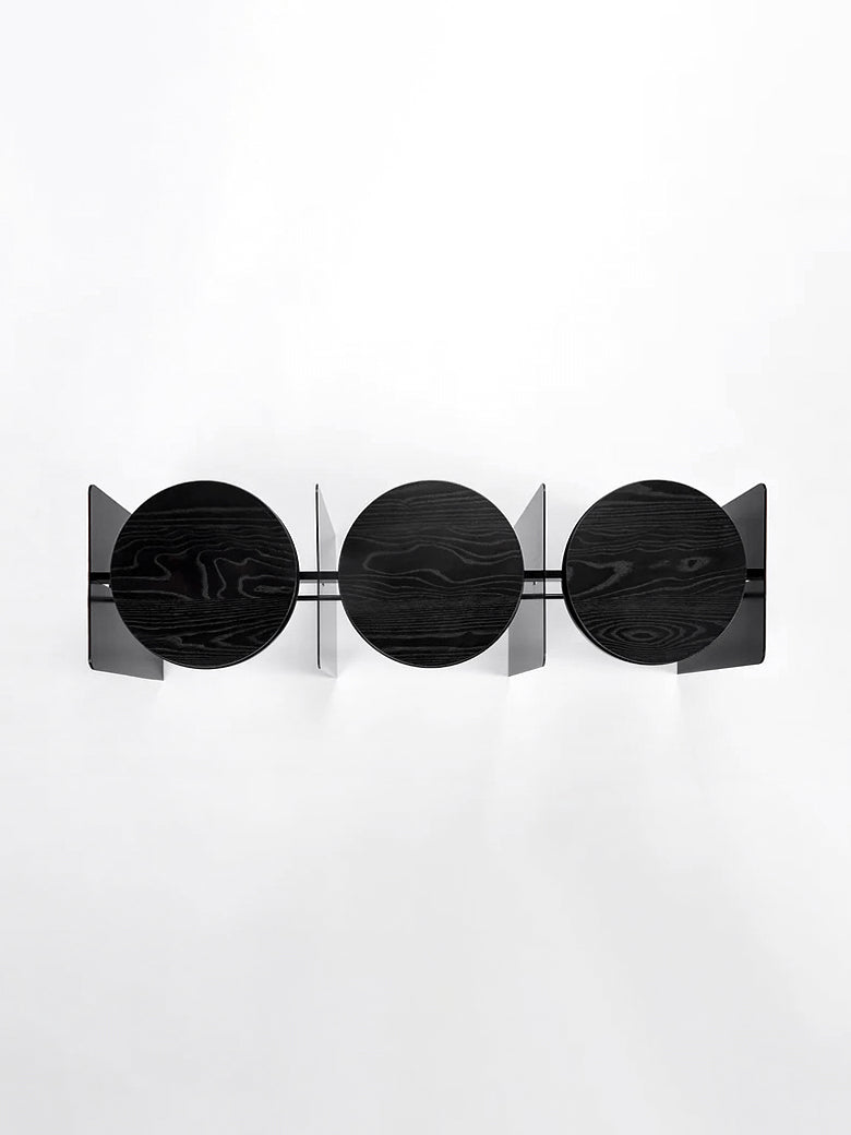 Building Blocks / 3-Seater Bench – Black