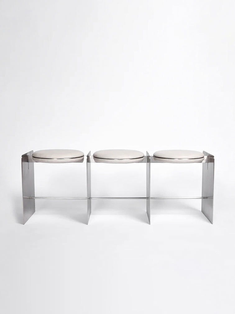 Building Blocks / 3-Seater Bench – Off-White