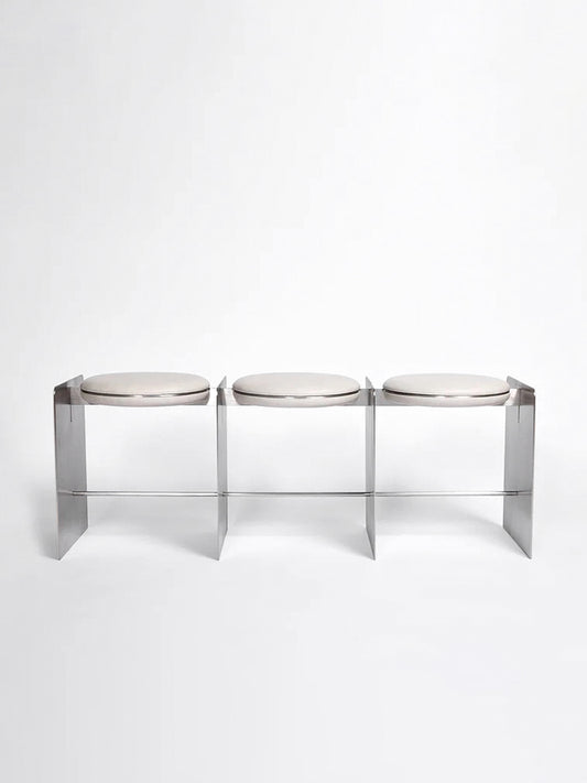 Building Blocks / 3-Seater Bench – Off-White