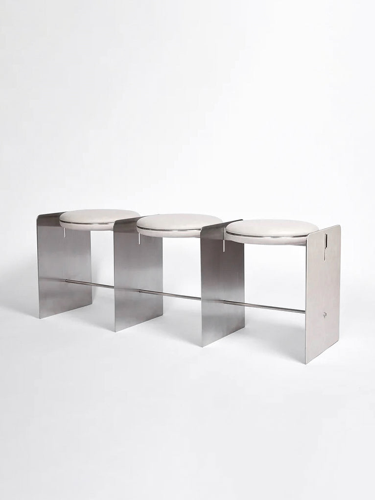 Building Blocks / 3-Seater Bench – Off-White