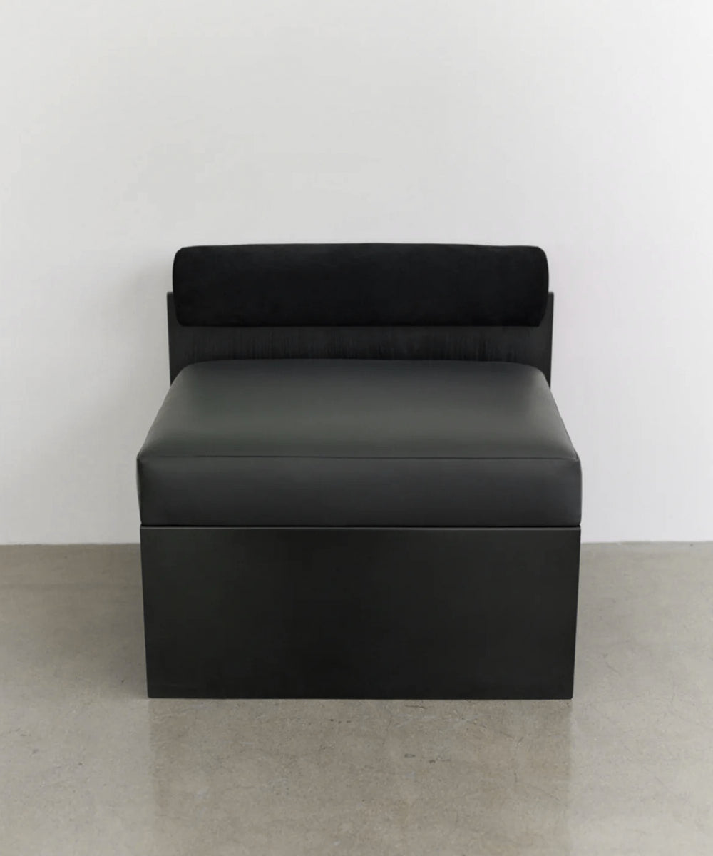 Building Blocks / Side Lounge Chair – Black Ash