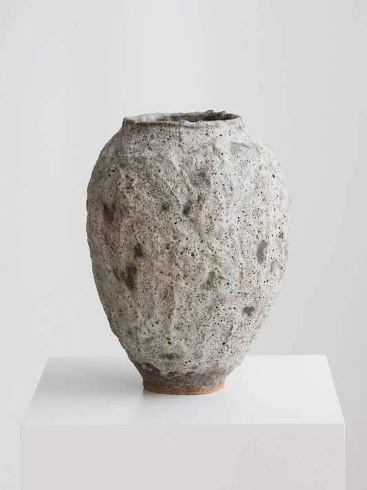 Sculptural Vase - Chalk Texture