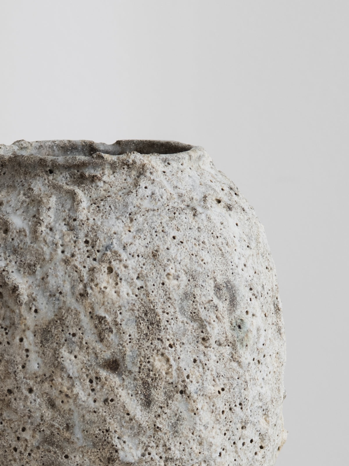 Sculptural Vase - Chalk Texture