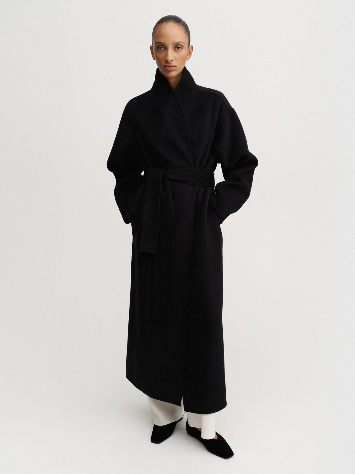 Mara Doublé Coat - Black