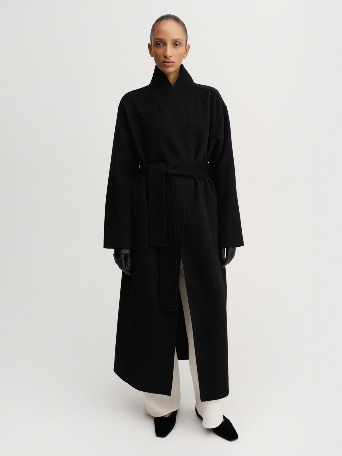 Mara Doublé Coat - Black