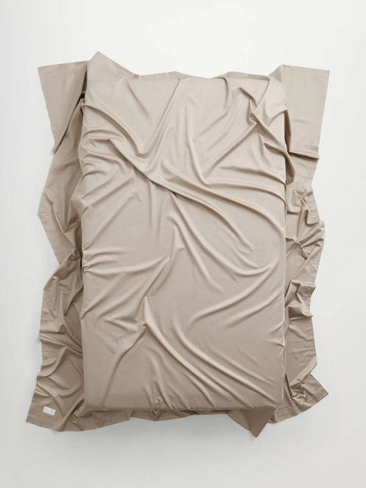 Poplin Flat Sheet – Clay